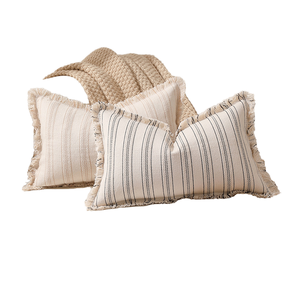 Pañuelo Moderno Cuadrado de Algodón Jacquard con Patrón Geométrico Bordado, Cierre de Cremallera Extraíble, Resistente a la Decoloración y Lavable - Product Image 1