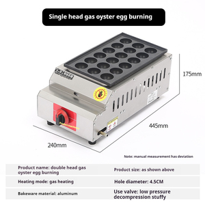 เครื่องทำวาฟเฟิลแบบสามจานสำหรับอุตสาหกรรมเครื่องทำวาฟเฟิลทำแพน<span class=keywords><strong>เค้ก</strong></span>แก๊สสแตนเลสใช้ในครัวเรือน - Product Image 3