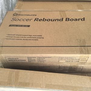 מפעל מכירה ישירה נייד מותאם אישית נייד כדורגל rebounder לוח כדורגל פלסטיק נייד ציוד - Product Image 4