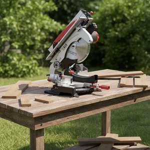 Machine de dé<span class=keywords><strong>coupe</strong></span> électrique professionnelle multifonctionnelle durable <span class=keywords><strong>en</strong></span> aluminium, moteur sans balais 2200W, pour le sciage du bois et de l'aluminium - Product Image 2