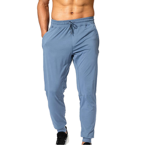 Pantalons de survêtement en coton pour hommes en gros, taille haute, décontractés, joggings, motif droit, pantalons de sport d'été avec poches cargo, teinture unie - Product Image 4