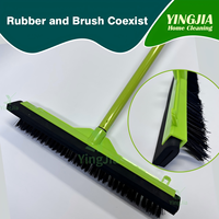 2026 Conception d'usine Brosse grattoir-raclette durable avec lame en EVA pour vitres et sols, essuie-glace de nettoyage à long manche YINGJIA