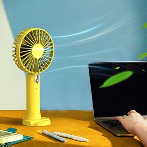 Custom Wholesale Bulk 3 In 1 Personal <b>Small</b> Portable Hand Held <b>Table</b> Usb Charging Fan Rechargeable Mini Handheld Fan Gifts - Product Image 2