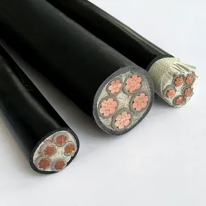 Ready Stock Low Price Low Voltage Power Cables Copper 4+1 Core Electricity Cable
