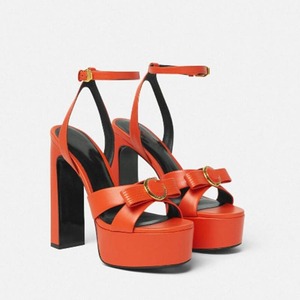 Sandalias de Plataforma con Tacón Grueso para Mujer, Sandalias de Tacón Ultra Alto, Moda, Punta Abierta, Tallas Grandes - Product Image 1