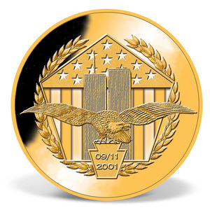 Custom Gold Metal Blank Challenge Coin Liberty <strong>Remembering</strong> 9 11 Commemorative Coin 3D <strong>Casting</strong> Metal