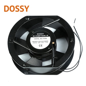 Ventilateur axial <span class=keywords><strong>AC</strong></span> électrique à deux roulements à billes de 150 mm, moteur à pôles ombragés en alliage d'aluminium personnalisable OEM/ODM pour souffleur de poêle, cheminée - Product Image 3