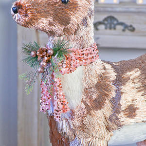 Neuartige Weihnachten große Roségold Rentier Dekoration große Größe Home Ornamente - Product Image 5