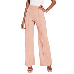 Pantalones Holgados de Cintura Alta para Mujer, Teñidos Lisos, Personalizados para Verano - Product Image 3