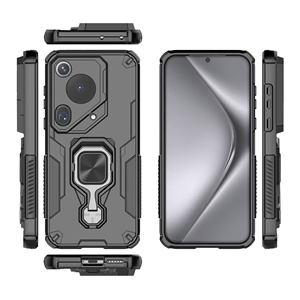 Étui de téléphone porte-anneau magnétique de luxe pour Huawei P70 Ultra couverture antichoc - Product Image 4