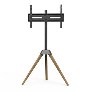 Height Adjustable <strong>Easel</strong> <strong>TV</strong> <strong>Stand</strong> <strong>TV</strong> Floor <strong>Stand</strong> with Wood Legs <strong>TV</strong> <strong>Stand</strong> with Tripod Base for 32-65 Inch Flat Screens Swivel - Product Image 1
