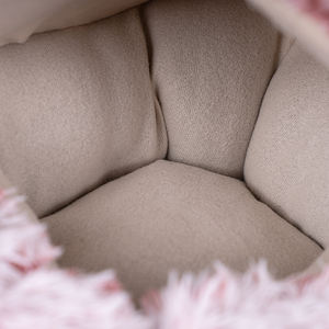Cama de felpa suave y cálida para gato, con cubierta, fabricante al por mayor - Product Image 5