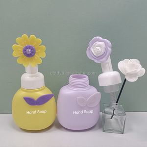 Espuma de Mousse Personalizada de 200 ml con Bomba en Forma de Flor para Champú, Jabón de Manos y Gel de Ducha, Jabón de Espuma con Forma de Pata de Gato - Product Image 4