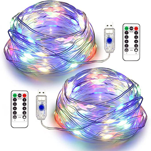 <span class=keywords><strong>7</strong></span> 英尺 20 颗 LED 灵活萤火虫玻璃罐串灯 迷你 USB LED 灯 耐用环保 适合派对节日圣诞节 - Product Image 2