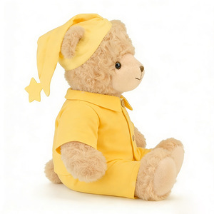 Yellow Stars Pajama <b>Set</b> Plush Teddy Bear Toy Custom Plush Teddy Bear Dolls Wholesale Plush Teddy Bear Toy - Product Image 5