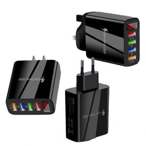 Chargeur de voyage numérique 5V3.1A avec affichage numérique, chargeur rapide multi-ports avec 4 USB pour téléphones mobiles Apple et Huawei - Product Image 5