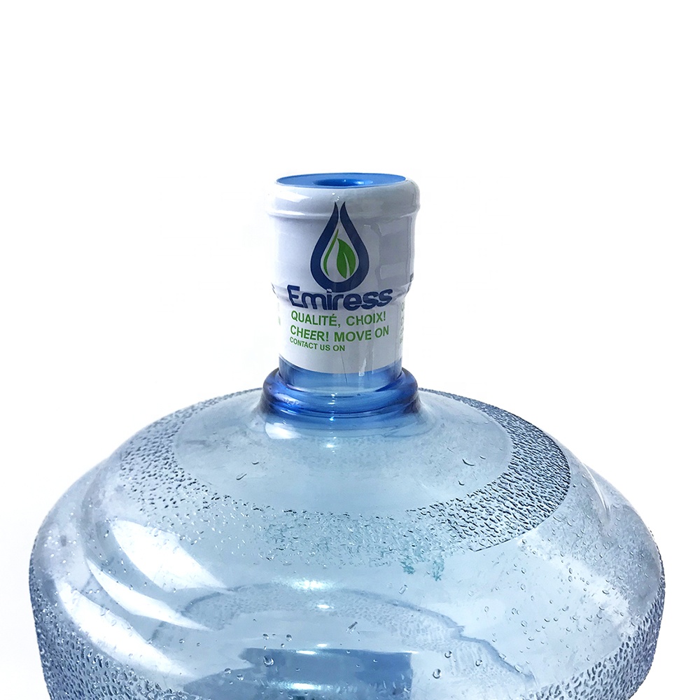 Custom Printing 5 Gallon Plastic Water Bottle Cap Seal Heat Waterproof Shrink Labels