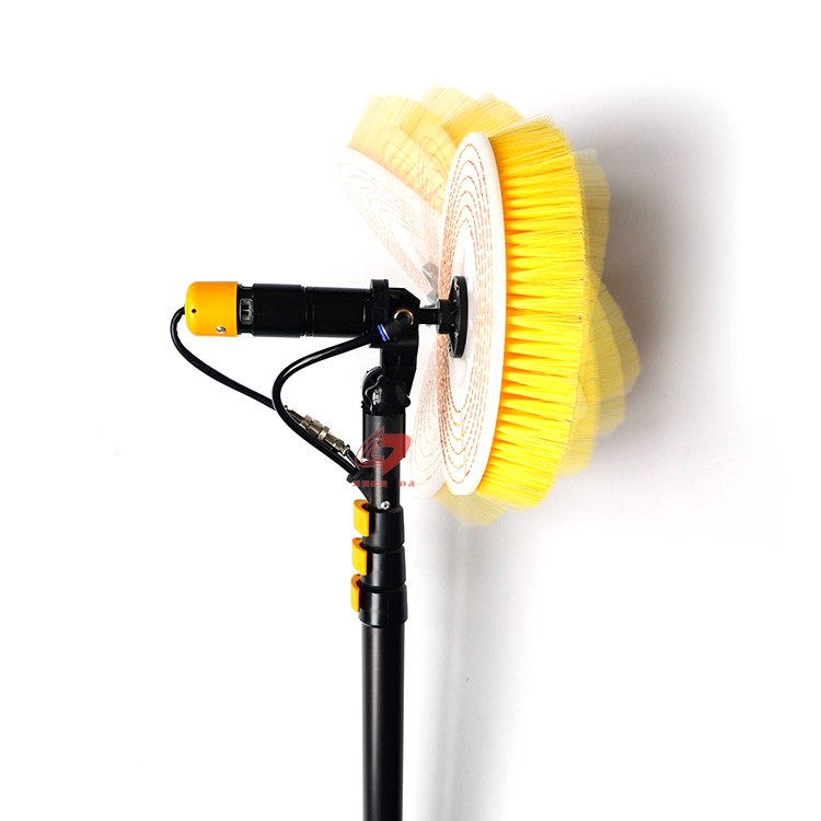 MENAYODA Barre télescopique de 5 à 10 m - Brosse de Nettoyage avec Manche télescopique Extensible pour Panneaux solaires photovoltaïques (Tige de 5 m, Brosse de 50 cm MENAYODA Barre télescopique de 5 à 10 m - Brosse de Nettoyage avec Manche télescopique Extensible pour Panneaux solaires photovoltaïques (Tige de 5 m, Brosse de 50 cm