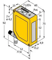 Sensor Fotoeléctrico Original Nuevo BSO1L1.4m-Q60-ANP6X5-H1151 Apto para Equipos de Automatización Industrial en Stock - Product Image 4