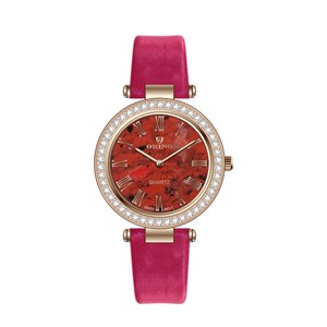 공장에서 만든 고급 천연 보석 여자 손목 시계 - Product Image 4