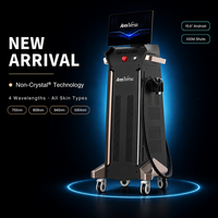 Machine d'épilation laser à diode 808nm 2000W 510K CE sans douleur pour le visage et le corps, salon de beauté