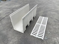 Caniveau de drainage moderne en fibre de verre BMC écologique et durable avec couvercle Shanghai Dofiberone