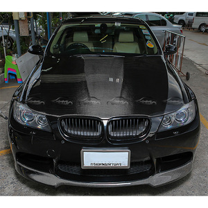 Fibra di carbonio V stile paraurti anteriore labbro Splitter mento Splitter per BMW 3 <span class=keywords><strong>serie</strong></span> E90 Pre LCI M3 <span class=keywords><strong>2009</strong></span> + - Product Image 1