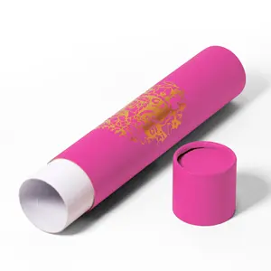 Difusor de pajitas de caña redonda con impresión de color y logotipo personalizado, pajitas de aroma, tubo de embalaje, caja de papel