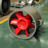 Ventilateur axial à faible bruit certifié CE, à roulements à billes, en acier au carbone, haute efficacité, pour hôtel, bureau, bâtiment, ventilation CVC