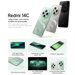 Oferta Especial: Teléfono Inteligente <span class=keywords><strong>Redmi</strong></span> 14C Desbloqueado, 8G+256GB de Memoria Flash, Carga Rápida, Versión Global, Teléfono Móvil Android - Product Image 2