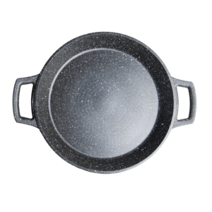 Paella de marisco de aluminio de varios tamaños con mango de acero inoxidable de gran oferta - Product Image 1