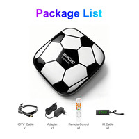 Récepteur satellite numérique DVB S2 modèle Football, décodeur Free Air, 12 mois, 1080P HD, Wi-Fi intégré, GX6605S, boîte TV IP