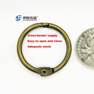 YIWANG Bronze Book <b>Rings</b> 1 Inch Loose Leaf Book Binding <b>Rings</b> for Scrapbook Craft Photo - Product Image 1