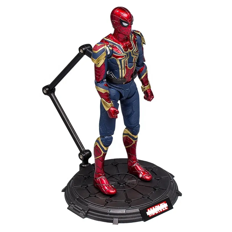 1/9 Schaal Iron Spider Action Figure Speelgoed Spider Man Gelede Gewrichten Beweegbare Figuur Pop Meerdere Vervangbare Onderdelen Model