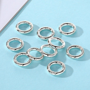 Amuleto Circular de Aleación Paz y Fortuna de 20mm, Accesorio de Joyería DIY para Pulsera de Cuerda Trenzada, Uso Diario - Product Image 2