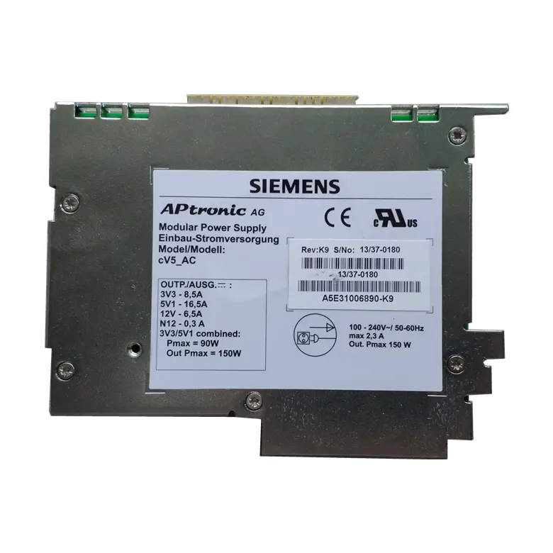 Siemens Netzteil A5E31006890-K8/K9/KA CV5 _ DC 24 V150W Industrie computer Netzteil