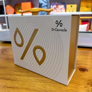 Custom Logo Luxury Good Quality Foldable Festival <b>Gift</b> <b>White</b> Gold Magnetic Folding Cardboard Packaging <b>Box</b> - Product Image 2