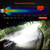 Barra de Luz LED Modular Chasing DRL de 32, 42, 52 Pulgadas, 12V, Tipo Spot y Flood, Enlazable, con Luz Estroboscópica Ámbar, para Todoterreno, Camionetas, UTV, Can-am X3
