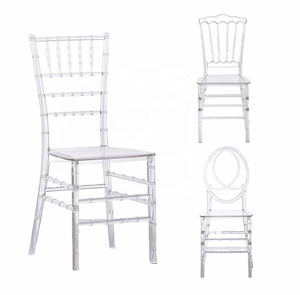 Chaise Chiavari transparente en acrylique de style Tiffany pour événements, idéale pour banquets d'hôtel et mariages – Nouvelle collection en gros - Product Image 1