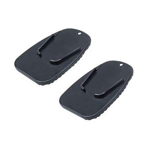 Support de béquille latérale personnalisé avec logo pour moto – Plaque de stabilisation pour stationnement sur asphalte chaud - Product Image 1