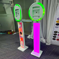 Soporte para iPad 12.9 para Fotomatón, Selfie, Video, Accesorios Gratis, Fotomatón para iPad con Altavoces