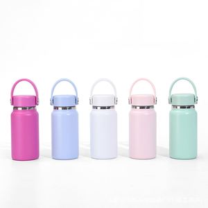 Custom logo 6.7oz Stainless Steel Double Wall Vacuum Insulated Leak-Proof BPA Free Portable Handheld Water Bottle - Product Image 5
