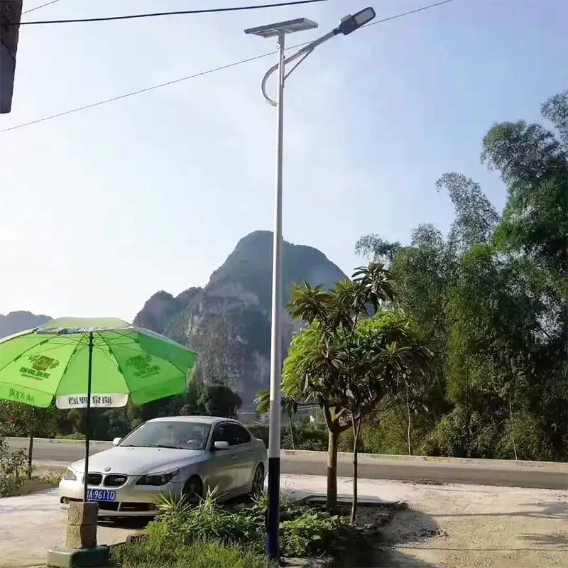 Çin fabrika uzaktan kumanda açık ip65 su geçirmez güneş pili sokak lambası