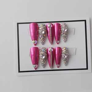 <span class=keywords><strong>Uñas</strong></span> <span class=keywords><strong>Postizas</strong></span> <span class=keywords><strong>de</strong></span> Gel Hechas a Mano <span class=keywords><strong>de</strong></span> Diseño <span class=keywords><strong>de</strong></span> Lujo, <span class=keywords><strong>Uñas</strong></span> Artificiales <span class=keywords><strong>de</strong></span> Cobertura Completa <span class=keywords><strong>con</strong></span> Pedrería <span class=keywords><strong>de</strong></span> Botella <span class=keywords><strong>de</strong></span> Vino y Pistola AK - Product Image 6