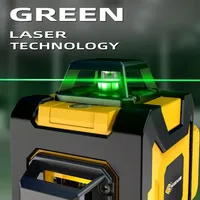 Niveau laser 16 lignes 4*360 degrés de réglage de la luminosité Télécommande Instrument de mesure de haute précision Outil de mesure