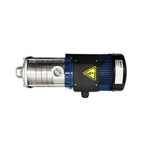 Pompa Air Booster Multi-Tahap Horizontal Sentrifugal Ringan Bahan Stainless Steel CNP CHM 50HZ