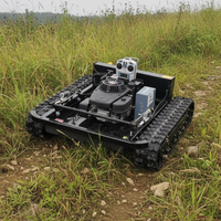 Robot de désherbage agricole et forestier multifonction haute puissance, taille-haie, tondeuse à gazon télécommandée