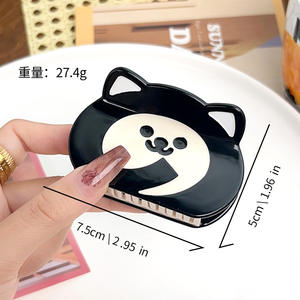 Lindo rollo de pan de dibujos animados color a juego perro rascar clip animal acetato <span class=keywords><strong>pelo</strong></span> rascar accesorios para el cabello femenino - Product Image 6