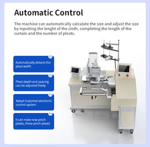Máquina de Plisado de Cortinas Automática Programable EISENKO RD-DZJ102 con Control PLC, Motor de 220V y Componentes Principales del Motor, en Oferta - Product Image 4