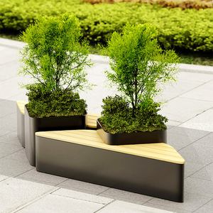 Asientos Artísticos GRC con Jardinera Integrada, Banco Público Único y Personalizado para Destinos Turísticos - Product Image 2